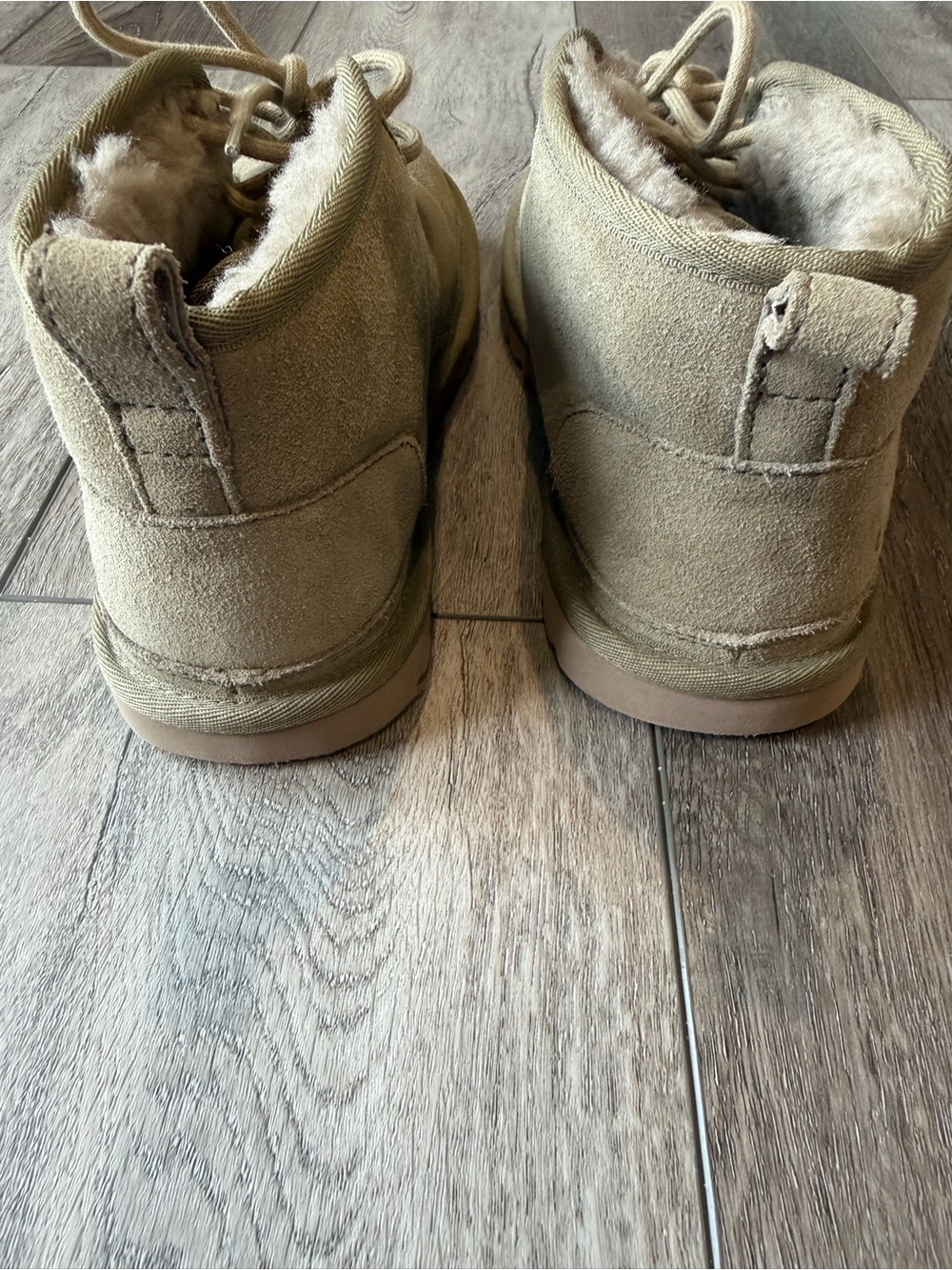 UGG Neumel Chukka Suede Lace-Up Boots - Worn ONCE! - Picture 7 of 11